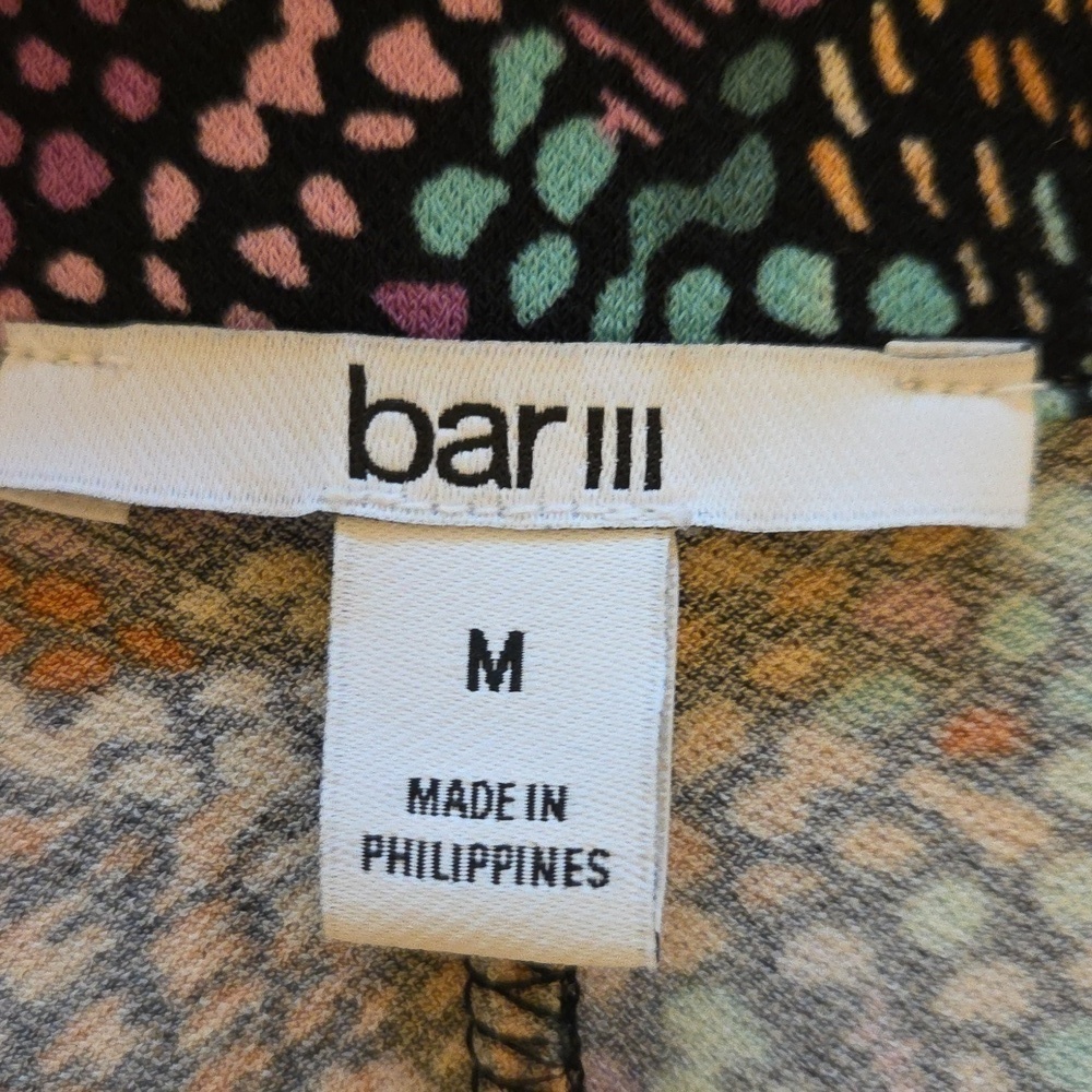 Bar III Wrap Tie Front Long Sleeve Dress - Picture 5 of 5